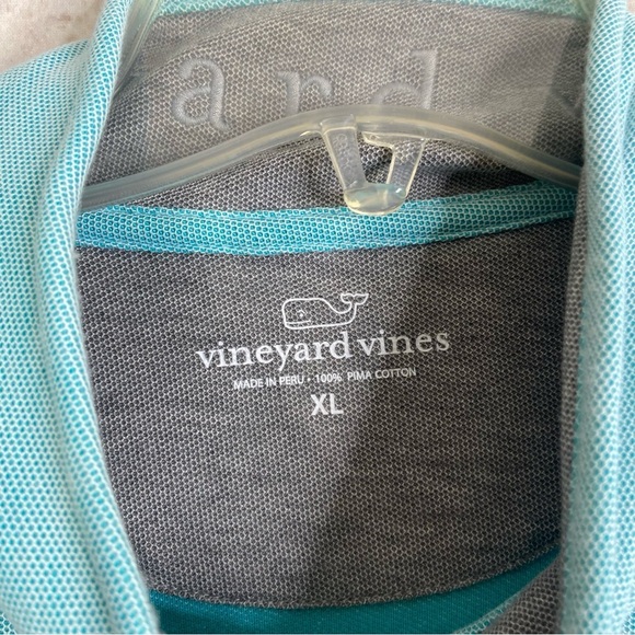 Vineyard Vines Reverse Oxford Pique 1/4 Zip Pullover Size XL - Picture 4 of 4